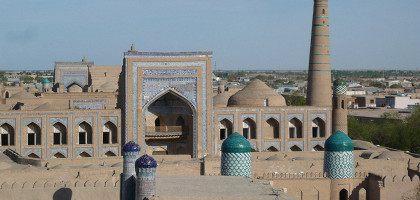 Виды Старого города Хивы, Узбекистан