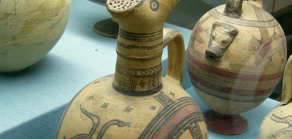 Кипрский археологический музей, керамические кувшины