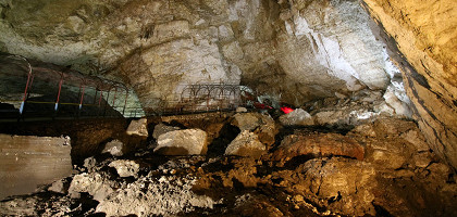 Новоафонская пещера, туристический маршрут