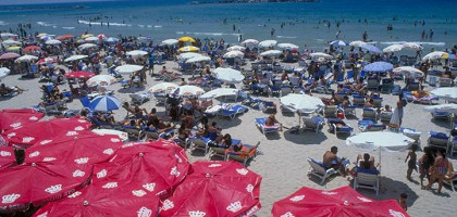 Самый популярный пляж Тель-Авива