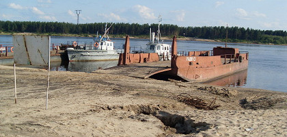 Причал в Сольвычегодске
