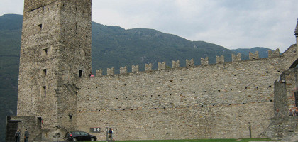 Сила замка Кастельгранде, Беллинцона, Швейцария