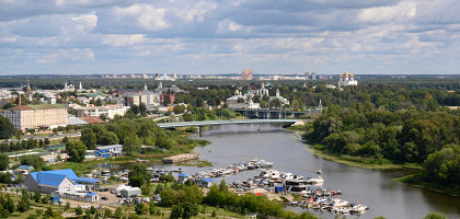 Река Которосль в Ярославле