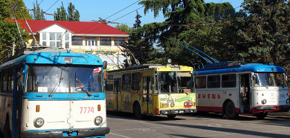Троллейбусная станция, Алушта