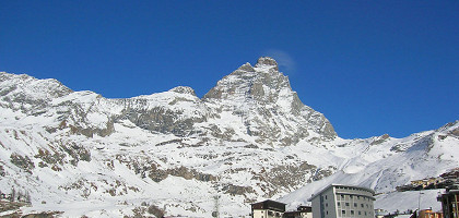 Matterhorn видно из Брей Червиния