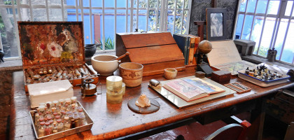 Дом-музей Фриды Кало, рабочий стол
