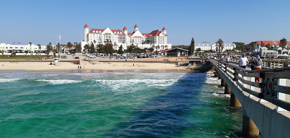 Вид с моря на Порт-Элизабет, ЮАР