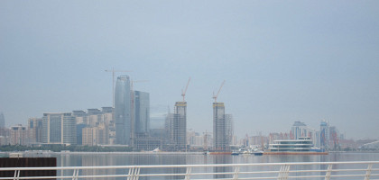 Вид с набережной, утренний Баку