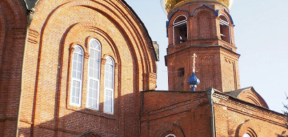 Фасад Свято-Вознесенского собора (Боровецкая церковь) в Набережных Челнах
