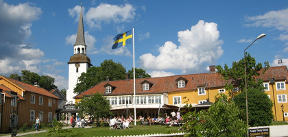 Вид на приходскую церковь Мариефреда, Швеция