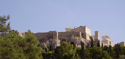 Вид на Акрополь с Афин