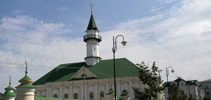 Вид на Апанаевскую мечеть, Казань, Россия