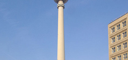 Берлинская телебашня, самое высокое сооружение Германии
