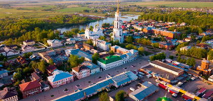 Шуя с высоты птичьего полета