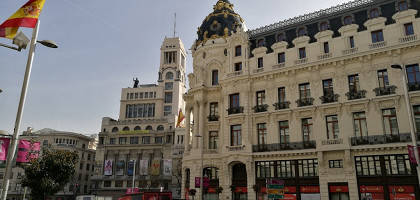 Архитектурные красоты на улицах Мадрида, Испания