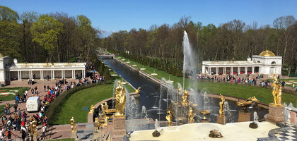 Большой каскад, Петергоф, Ленинградская область
