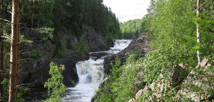 Водопад Кивач, Карелия