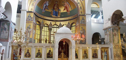 Алтарь храма Агиос Димитриос в Салониках