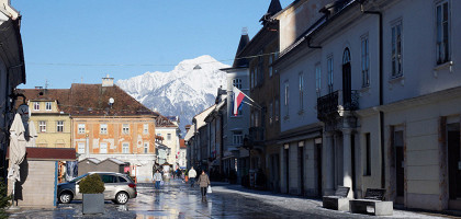 Зимний день в Кране, Словения