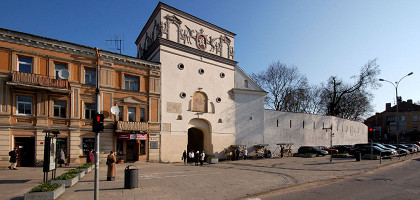 Вид на ворота Аушрос, Вильнюс
