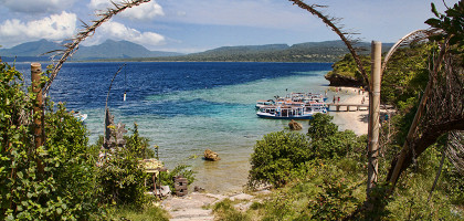 Бали-Барат, причал и пляж