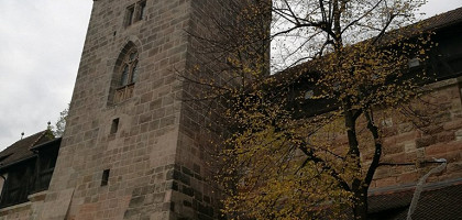 Башня крепости в Нюрнберге, Германия