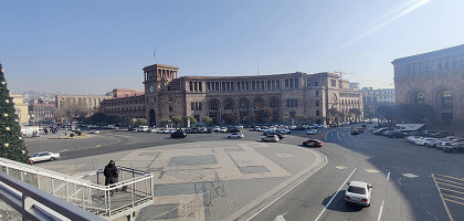 Вид на площадь Республики, Ереван