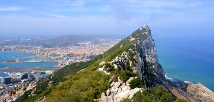 Гибралтар, Великобритания, панорама