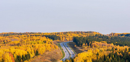 Трасса в Пермском крае
