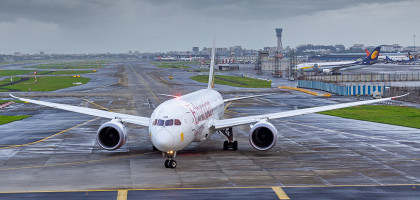 Лайнер Ethiopian Airlines, Мумбаи, Индия