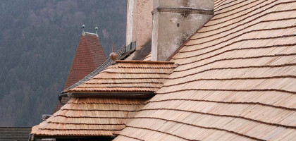 Крыша Оравского замка, Словакия