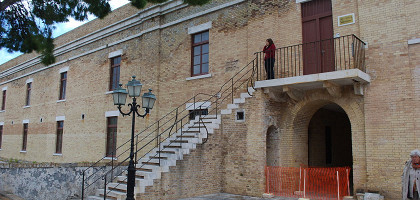 Старая крепость Керкиры, здание на территории форта