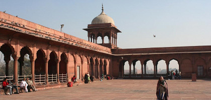 Площадь Джама Масджид в Дели, Индия