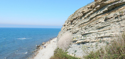 Скалистые берега Анапы
