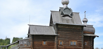 Спасо-Преображенская церковь в музее Хохловка, Пермь