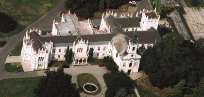 Замок Брунсвик, аэрофотография