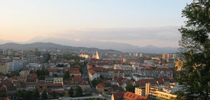 Панорама Любляны, Словения