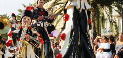 Красочный карнавал в Ницце