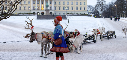 Королевский дворец Осло, зимние праздники