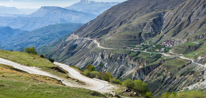 Горная дорога в Дагестане