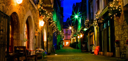 Улочки ночного Голуэя, Kerwan's Lane, Ирландия