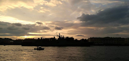 Закат на Невском, Санкт-Петербург