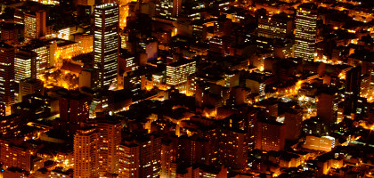 Ночная Богота, Колумбия