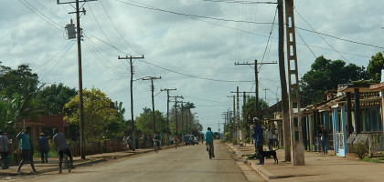 В кубинских деревнях многолюдно
