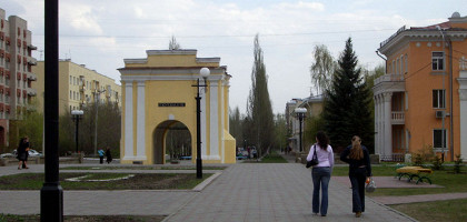 Тарские ворота на Тарской улице в Омске