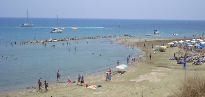 Вид на пляж Фарос, Кипр