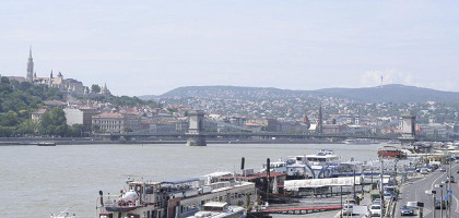 Вид на Дунай и Будайскую крепость, Будапешт