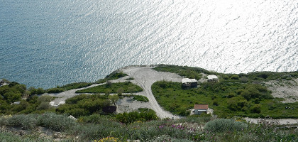 Вид на обрыв и Чёрное море, Лысая Гора, Супсех