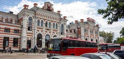 Железнодорожный и автовокзал в городе Калуга