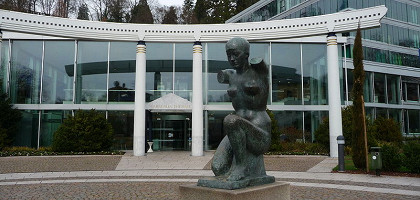 Главный вход в термальный комплекс Каракалла, Баден-Баден